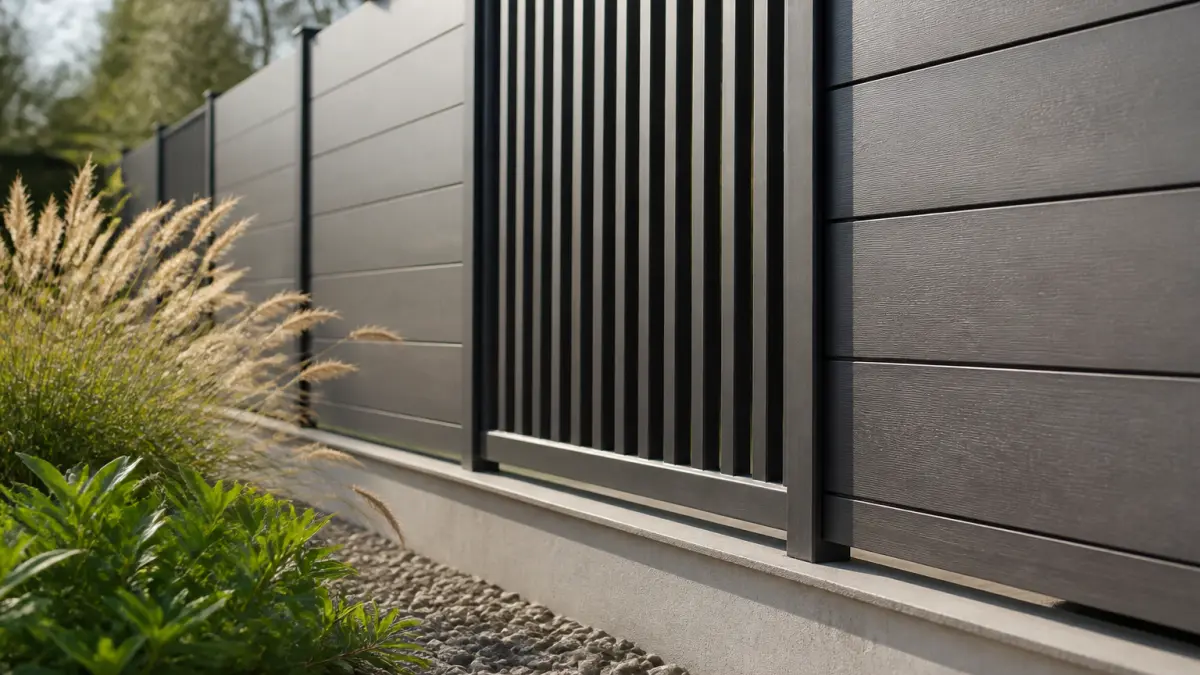 Clôture de jardin moderne : idées et matériaux tendance