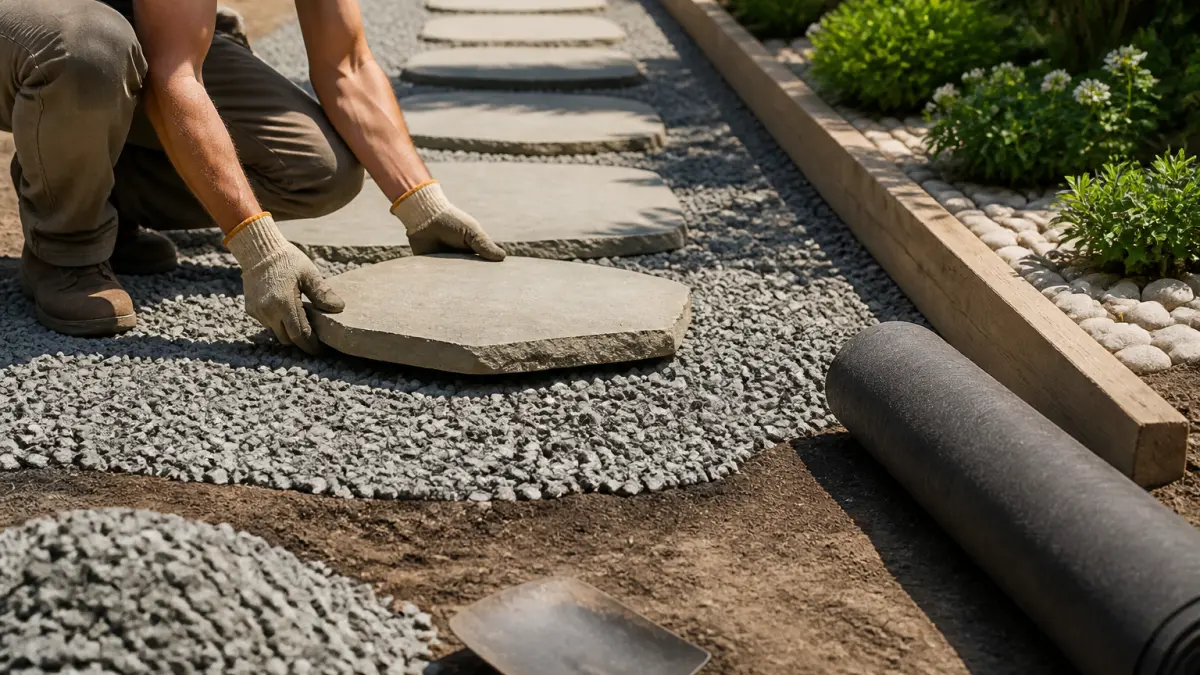 Jardin avec gravier décoratif : idées d'aménagement et conseils