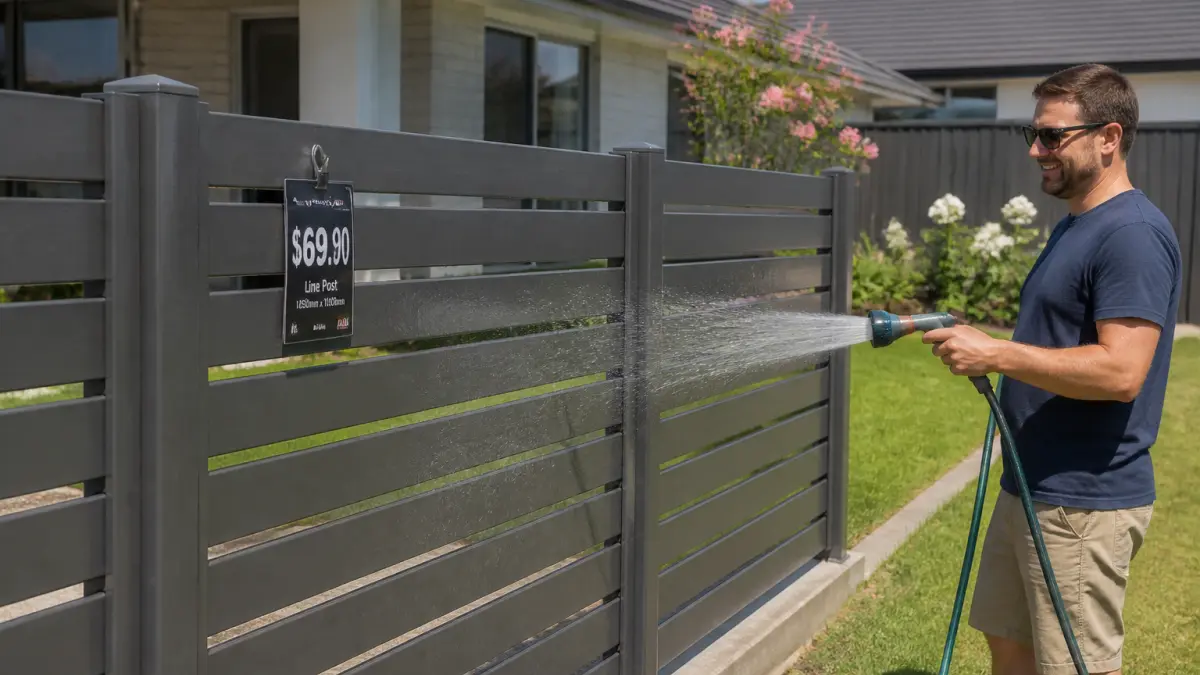 Clôture de jardin en aluminium : durabilité, entretien et prix