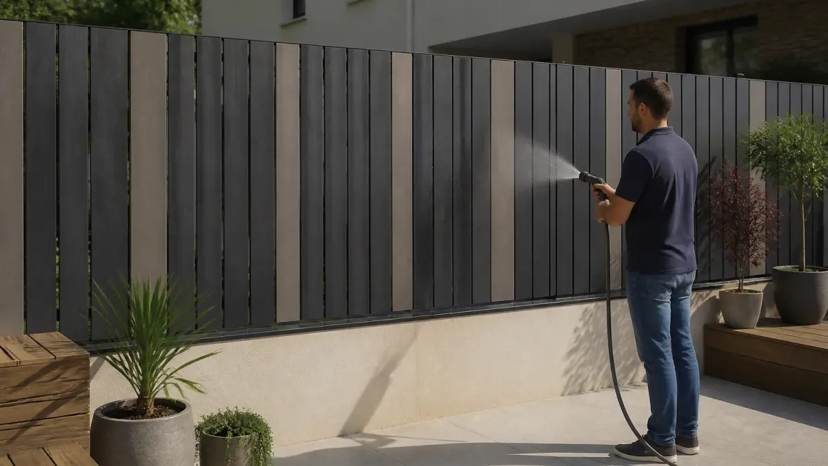 Clôture de jardin moderne : idées et matériaux tendance