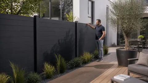 Clôture de jardin moderne : idées et matériaux tendance