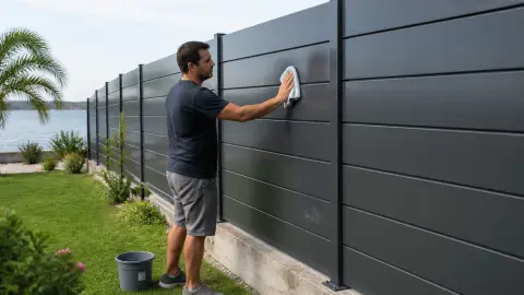 Clôture de jardin en aluminium : durabilité, entretien et prix